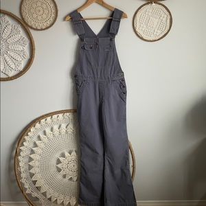 Silver Grey Overall with Flare Leg